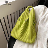 Deere Jack Siche Design Sense Bag ผู้หญิงเกาหลีกระเป๋าสะพายข้างกระเป๋าถือแฟชั่นตะวันตก