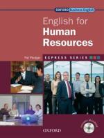 Bundanjai (หนังสือเรียนภาษาอังกฤษ Oxford) Express English for the Human Resources Industry Student s Book Multi ROM (P)