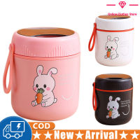 Insulated Food Jar 17oz Thermal Lunch Containers Leak-Proof Thermal Soup Cup With Spoon For Travel School Office