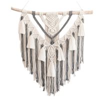 Hand-Woven Color Macrame Wall Hanging Ornament Bohemian Craft Decoration Gorgeous Tapestry for Home Bedroom Wall Decor