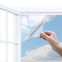 、‘】【【 One Way Mirror Glass Film Privacy Self Adhesive Residential DIY Window Film Heat Control Glare Anti UV Window Tint For Office