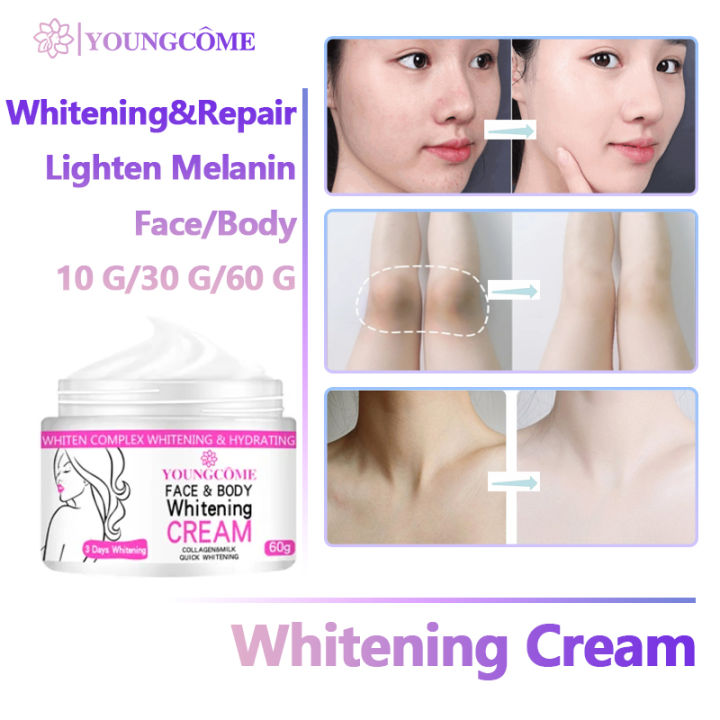 YOUNGCOME Fast & Boday Whitening Cream for Underarm Whitening Dark Legs ...