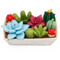 Clear stock Potted pots Fabric Felt kit Non woven cloth Craft DIY Sewing set Felt Handwork Material DIY needlework supplies DIO