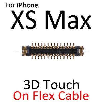 2ชิ้นจอแสดงผลหน้าจอสัมผัส3มิติดิจิไทเซอร์จอแอลซีดีคอนเนคเตอร์ Fpc สำหรับ Iphone X Xr Xs Max บนสายพานเมนบอร์ดเมนบอร์ด