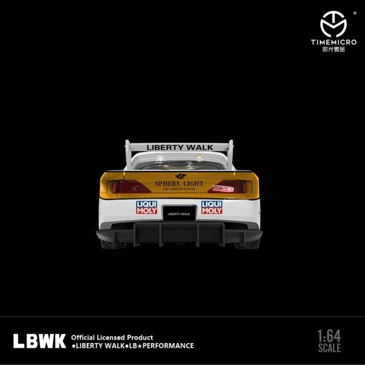 pre-order-shipped-on-october-time-micro-1-64-nissan-lbwk-s15-open-version-car-alloy-diecast-model-car-collection-limited