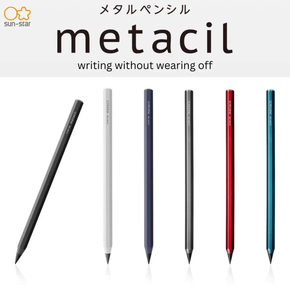 Metacil Non sharpening Metal Pencil (Metal Body) for Artist