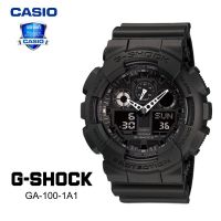 Casio g-shock นาฬิกาข้อมือ รุ่นGA-100-1A1(Black)ประกัน 1 ปีสายเรซิ่น (Black)ราคาพิเศษ