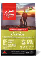 *สุนัขแก่ ดูดซึมง่าย ลดน้ำหนัก* Grainfree Holistic dog food Orijen Senior Dog อาหารสุนัขโอริเจน สูตรสุนัขสูงวัย 11.4Kg