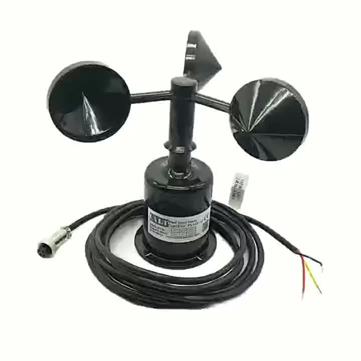 YGC-FS 3 cawan Anemometer angin kelajuan Sensor mengukur pengukuran og ...