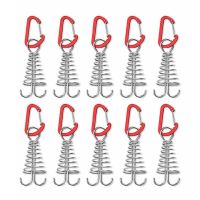 Pack of 10 Tent Wind Rope Buckle Portable Camping Fishing Travel Mountaineering Awning Tarp Windproof Fastener Tensioner