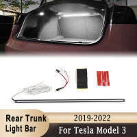 รถด้านหลัง Boot Light Strip สำหรับ Tesla รุ่น3 2019-2022อัจฉริยะ Light Bar 12V LED Boot ภายในโคมไฟตกแต่ง