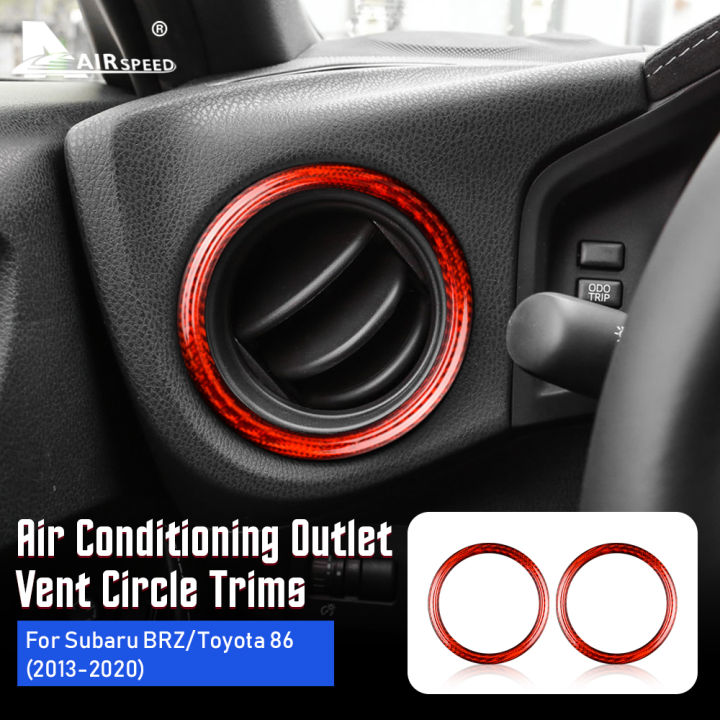 คาร์บอนไฟเบอร์จริงสำหรับ-subaru-brz-toyota-86-2013-car-air-conditioning-outlet-vent-สติกเกอร์-auto-อุปกรณ์ตกแต่งภายใน