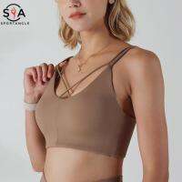 HOT ； 【Sportsangel】[Only bra]สปอร์ตบรา กันกระแทก เหมาะกับใส่ออกกําลังกาย เล่นโยคะ วิ่ง สําหรับผู้หญิง