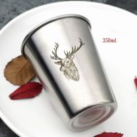 Nordic Simple Industrial Style Flamingo Stainless Steel Beer Cold Water Drinks Cup Household Office Stainless Steel Cup