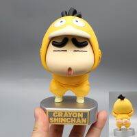 1Pcs Crayon Shin Chan Cos Pokemon Psyduck Marilyn Monroe Pvc ตัวเลขการกระทำรถเครื่องประดับรุ่น Toy