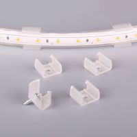 Neon Led Strip Light Fix Clips Connector Accessories for Fixing on Wall For 12V 24V 110V 220V Full Color RGB COB LED Tape Buckle LED Strip Lighting