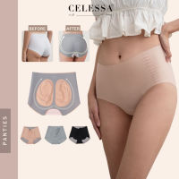 Celessa - BARE LIFT Shapewear กางเกงชั้นใน ไร้รอยต่อ กระชับสัดส่วน ผู้หญิง - ขนาด M ถึง XL (1 ชิ้น, ควบคุมแสง) vf