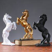 Nordic Horse Statue Resin Sculpture Win Instant Success Art Ornament Furniture Home Living Room Bedroom Office Desk Decoration