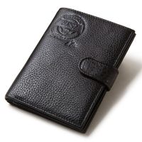 ZZOOI Genuine Leather Wallet Women Passport Holder Fashion Purse Male Clutch Bag PORTFOLIO Portemonee RFID Blocking Card Cover For Men