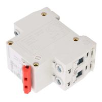 Miniature Circuit Breaker 2P Din Rail Mount Home Overload Protection Switch 400V DZ47‑63