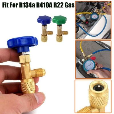 hot【DT】✢  1 Pcs Low Pressure Dispensing Bottle Opener 1/4 Mayitr Refrigerant Can R22 R134a R410A Gas