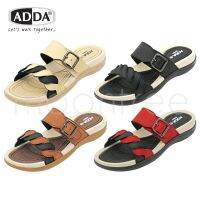 ?ADDA 62M23 รองเท้าแตะลำลอง รองเท้าผู้หญิง ทรง ใส่สบาย พื้นนุ่ม ไม่ลื่น ไซส์ 4-6 สี ดำ ครีม น้ำตาล แดง moontree