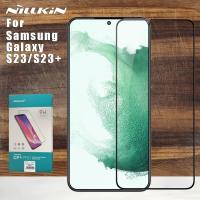 สำหรับ Samsung Galaxy S23 Plus/S23+ Samsung Galaxy S23กระจกนิรภัยป้องกันทุกสัดส่วน Nillkin CP + PRO ฟิล์มแก้วป้องกันหน้าจอติดกาวทั่วทั้งแผ่น