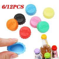 【LZ】☃☈✿  6/12pcs Silicone Beer Bottle Cap Conservante Tampa Garrafa Vinagre Tampa Corktail Soja Tampa Vinho Beer Savers Bar Acessórios