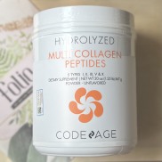 Multi Collagen Peptides Hydrolyzed CODE AGE - Bột uống Collagen đẹp da