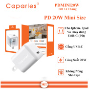 Củ Sạc CAPARIES PD MINI 20W 1 cổng USB-C tương thích PD - PDMINI20W