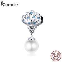 BAMOER Pearl Shell Charm Suitable For Bangle Diy