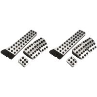 8Pcs Stainless Steel Pedal for - W202 W203 W204 W124 W210 W211 W212 W218 X204 R172 R231 C E