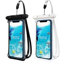 Full Display Waterproof Case for Phone HD Transparent Rainforest desert snow Dry Bag Underwater Swim Pouch Mobile Covers