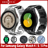 สายนาฬิกาข้อมือสแตนเลส สำหรับ for Samsung Galaxy Watch 5 5 Pro สาย Samsung Galaxy Watch 4 Watch 4 Classic 46mm 42mm Strap Metal Band Galaxy Watch 4 40mm 44mm Watch Band Metal Stainless SteelJH