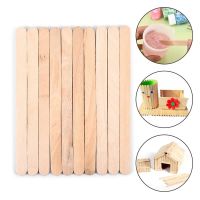 ELEGANT 50pcs/Lot Wood Ice Cream Sticks Pop Popsicle Sticks For DIY UV Epoxy Mixing Handwork Art Crafts Wood Handmade Accessories