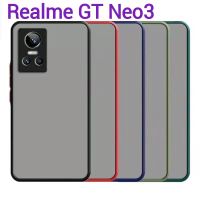 Realme GT Neo3(พร้อมส่งในไทย)เคสขอบนิ่มหลังแข็งขุ่นคลุมกล้องRealme GT Neo3