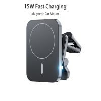 New 15W Magnetic Wireless Chargers For iPhone 12 13 Car Magnet Mount Phone Holder Fast Charging Station Air Vent Stand Charger