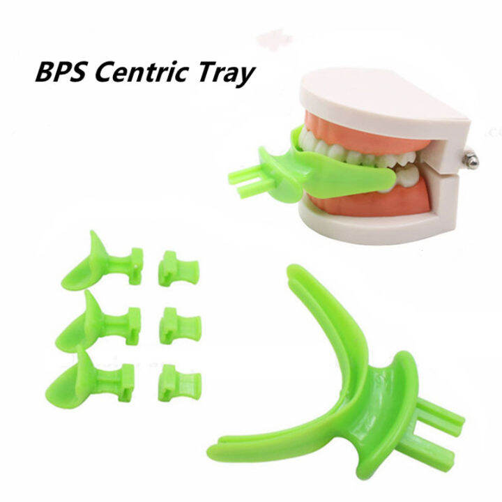 7Pcs/Set Dental Centric Tray BPS Edentulous Jaw Impression Trays