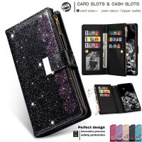 Samsung Galaxy A12 Zipper Leather Case Samsung Galaxy A32 Wallet Case Glitter - A12 - Aliexpress