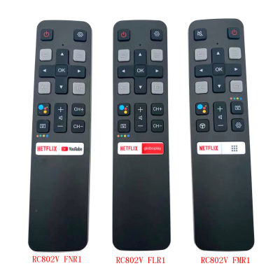 New Voice For TCL Remote Control RC802V FNR1 FMR1 FLR1 with Netflix and YouTube 40S6800 49S6500 55EP680
