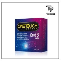 Onetouch ถุงยางอนามัย ขนาด 52 mm. รุ่น มิกซ์ 3 พลัส 1 กล่อง 3 ชิ้น