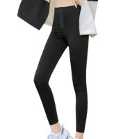 tfu336336 ขายดีที่สุด - /✷┅ C6UD Waist Corset Hooks Pants Tummy Cincher Fake Sharkskin Leggings Tights