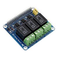 Waveshare 3 Channel Relay Expansion Board Module Optocoupler Isolation Controls Smart Home for Raspberry Pi 4B/3B+/3B