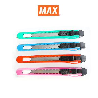 MAX (แม็กซ์) มีดคัตเตอร์ พลาสติก MAX S1  สีพาสเทล SIZE S จำนวน 1 อัน