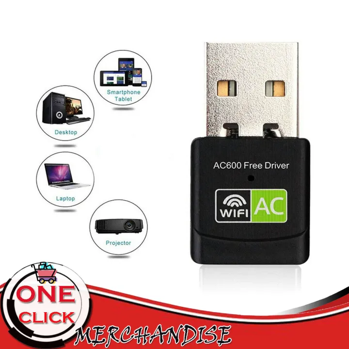 AC600 FREE DRIVER 600Mbps Wireless USB Wifi Adapter 2.4G 5GHz Dual Band ...