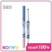 SASI With BT21, Shining Star Auto Eyebrow Pencil 0.19g #03 Dark Grey Brown ดินสอเขียนคิ้วหัวแบน BT21 สุดคิ้วท์