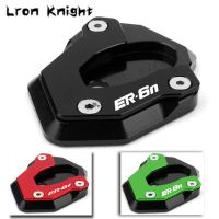 For KAWASAKI ER-6N ER6N ER 6N ER-6F ER6F ER 6F 2012-2016 2015 Motorcycle CNC Kickstand Sidestand Stand Extension Enlarger Pad