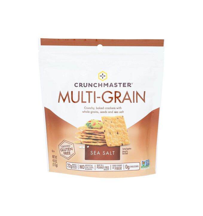 Crunchmaster MultiGrain Crackers, Sea Salt, 4 Oz Lazada PH