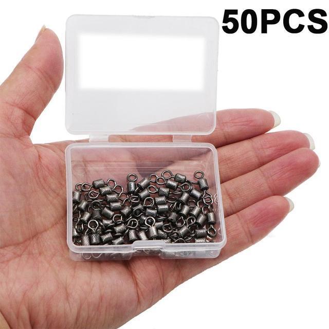 lz-50-100pcs-box-fishing-swivel-4-0-14-sizes-solid-connector-ball-bearing-snap-fishing-swivels-rolling-stainless-steel-beads