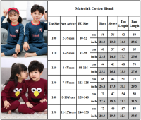 Cartoon Sleepwear Boys Girls Long Sleeve Kids Pyjamas Cotton 2PCS Set Baju Tidur Budak Lelaki